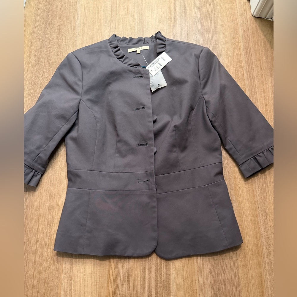 NWT RW&CO. Charcoal Women's Blazer